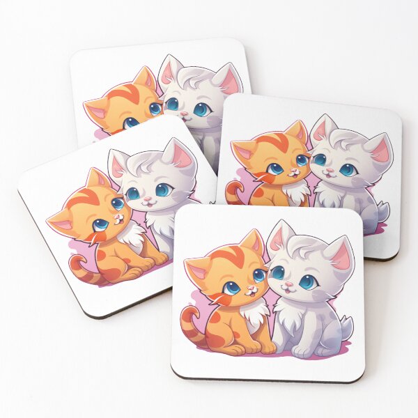 Item preview, 2 adorable kittens designed and sold by happydecals.