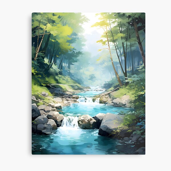 Item preview, Woodland Whisper: Forest Stream Watercolor designed and sold by Shirtastically.