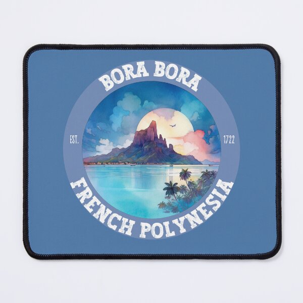Item preview, Bora Bora French Polynesia Retro Vintage Amazing Outdoors Adventure Travel Lover Gift Souvenir designed and sold by Eponine6.
