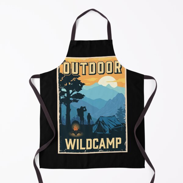 Item preview, Outdoor wild camp with people near tent on sunset designed and sold by KristinaNEL.