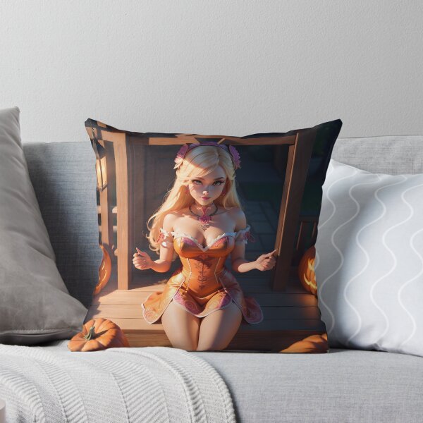 Item preview, HalloBarbie tallando calabazas designed and sold by Shiwwa.
