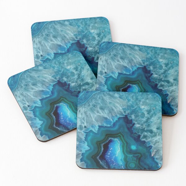 Item preview, Teal Blue Agate designed and sold by maryedenoa.