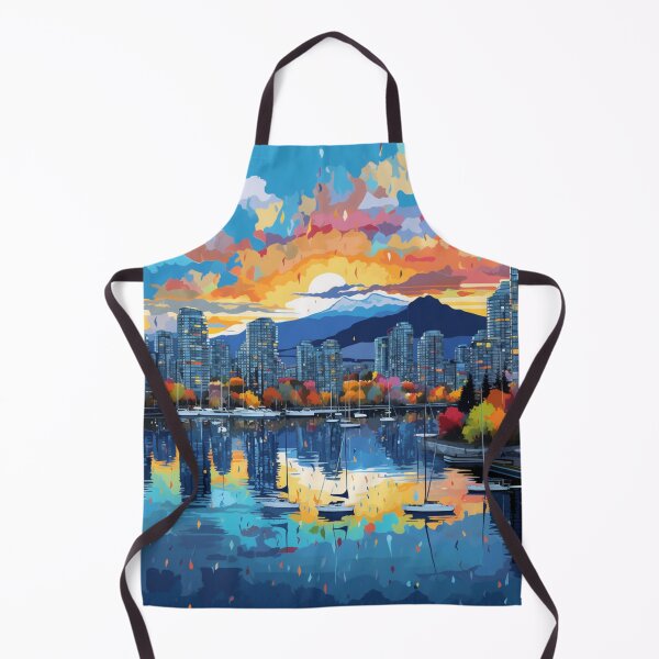 Item preview, A Pop Art Travel Print of Vancouver - Canada designed and sold by StudioRedKoala.