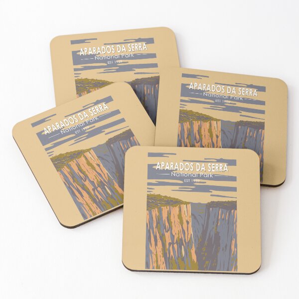 Item preview, Aparados da Serra National Park Brazil Travel Art Vintage designed and sold by KrisSidDesigns.