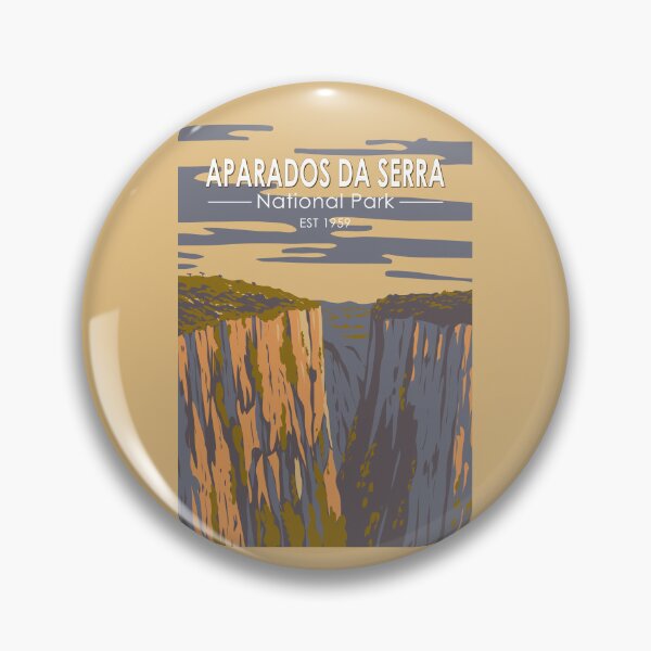 Item preview, Aparados da Serra National Park Brazil Travel Art Vintage designed and sold by KrisSidDesigns.