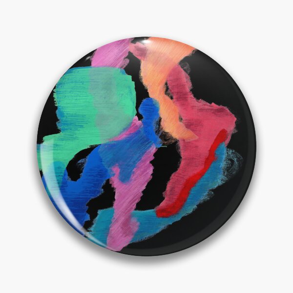 Item preview, Abstract dancing colors (black background) designed and sold by MentaLee.