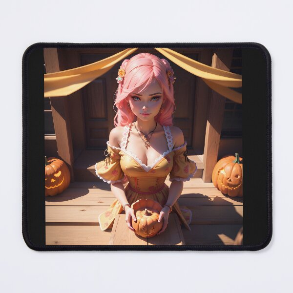 Item preview, HalloBarbie carving pumpkins designed and sold by Shiwwa.