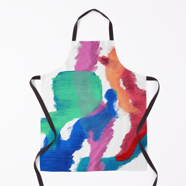 Item preview, Abstract dancing colors (white background) designed and sold by MentaLee.