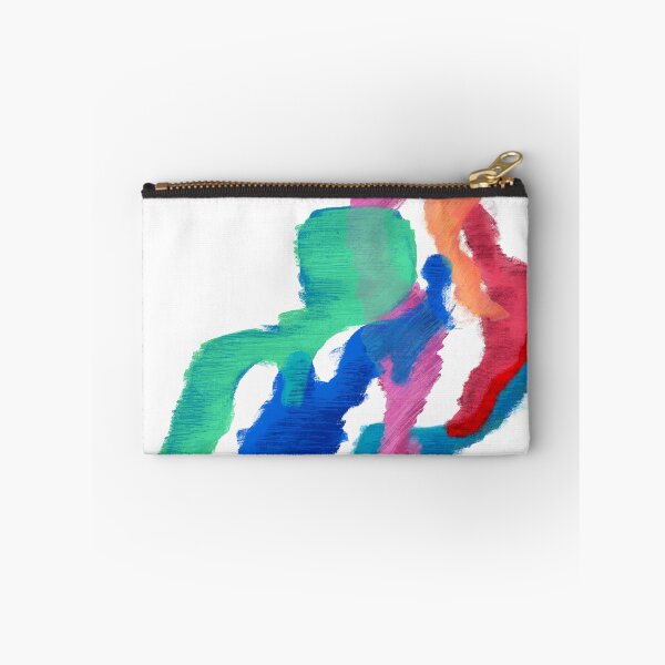 Item preview, Abstract dancing colors (white background) designed and sold by MentaLee.