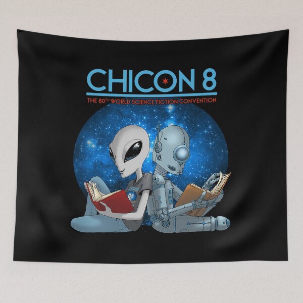 Item preview, Chicon 8 Alien and Robot Reading  	 designed and sold by fbombpbquem87.
