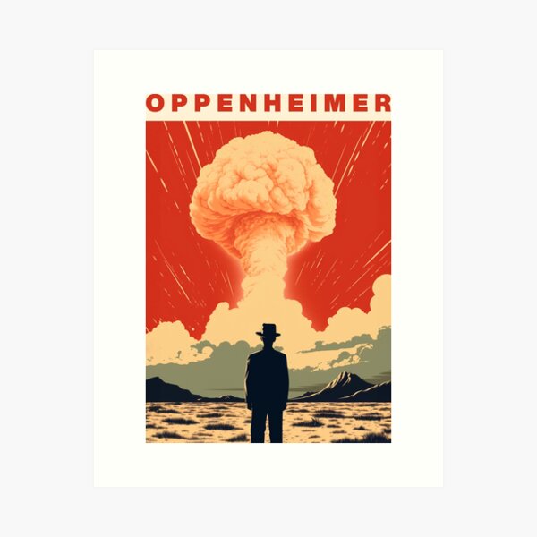 Item preview, Oppenheimer | Retro Movie Poster designed and sold by Retro Travel Design.