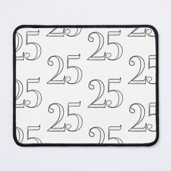 Item preview, Dotart/Dotwork illustration of Number 25 designed and sold by MagnetitaBySil.