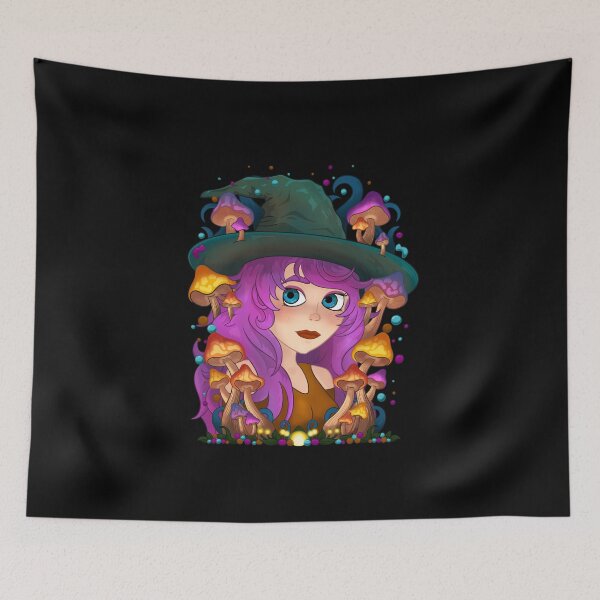 Item preview, Violet Haired Witch designed and sold by MeMyselfMisha.