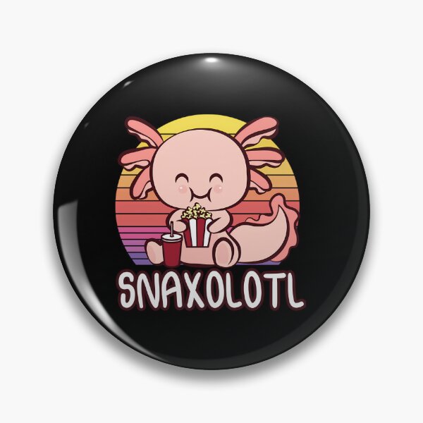 Item preview, Snaxalotl a Cute Kawaii Axolotl Snacking as Snaxolotl  	 designed and sold by lupyoijjd71.