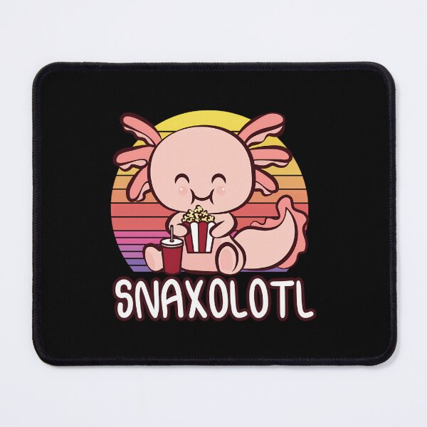 Item preview, Snaxalotl a Cute Kawaii Axolotl Snacking as Snaxolotl  	 designed and sold by lupyoijjd71.