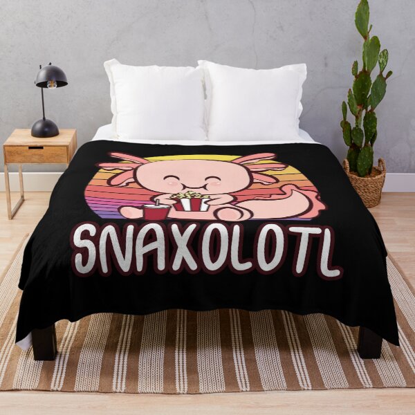 Item preview, Snaxalotl a Cute Kawaii Axolotl Snacking as Snaxolotl  	 designed and sold by lupyoijjd71.