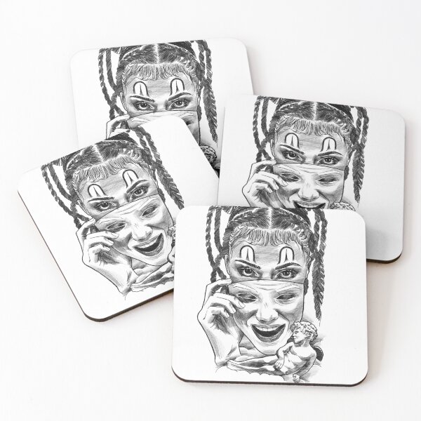 Item preview, masked clown girl designed and sold by HenrydeAlegron.