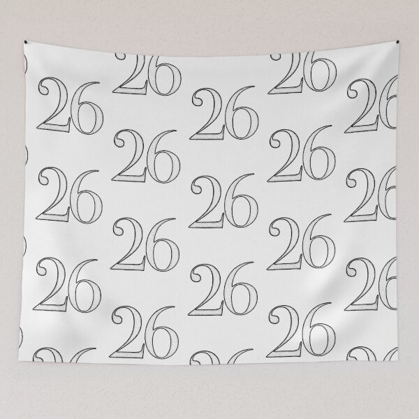 Item preview, Dotart/Dotwork illustration of Number 26 designed and sold by MagnetitaBySil.