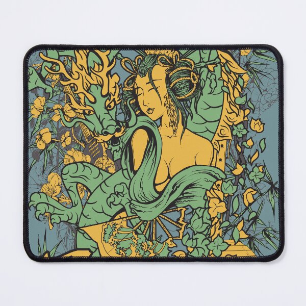 Item preview, Dragon and Woman Japan designed and sold by Karaxus Shop.
