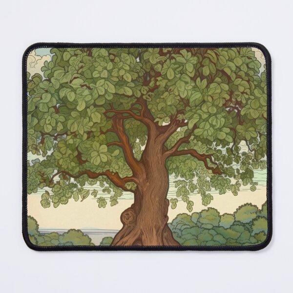 Item preview, Chestnut oak tree drawing designed and sold by ComicsFactory.