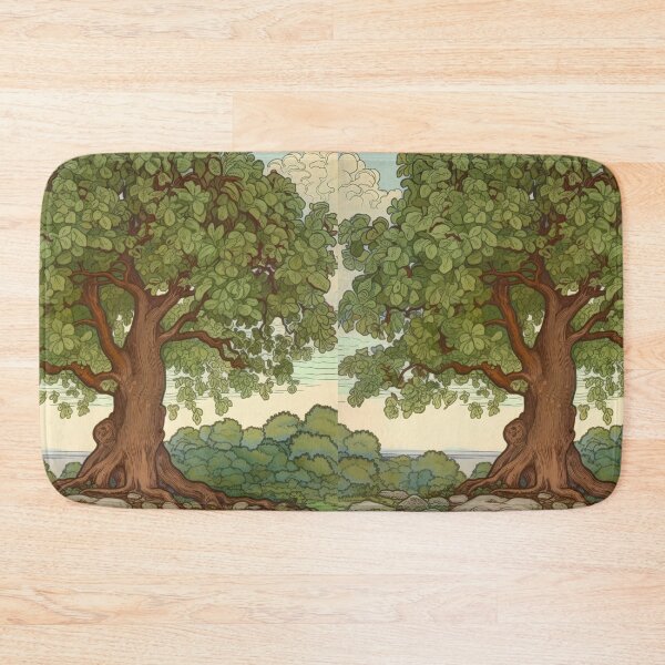 Item preview, Chestnut oak tree drawing designed and sold by ComicsFactory.