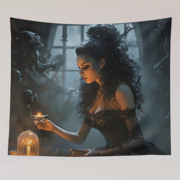 Item preview, Beautiful Gothic Witch Preparing a Spell. designed and sold by 2Shooze.