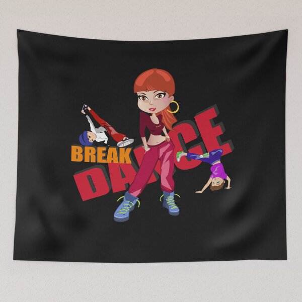 Item preview, breakdance b-girl designed and sold by ART-SUNRISE.