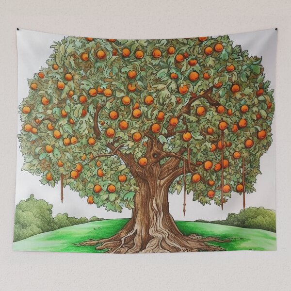Item preview, Chestnut tree drawing designed and sold by ComicsFactory.