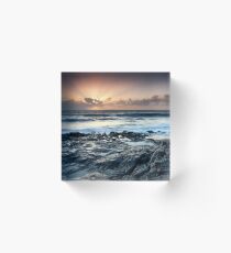 Sunset on the Rocks Acrylic Block