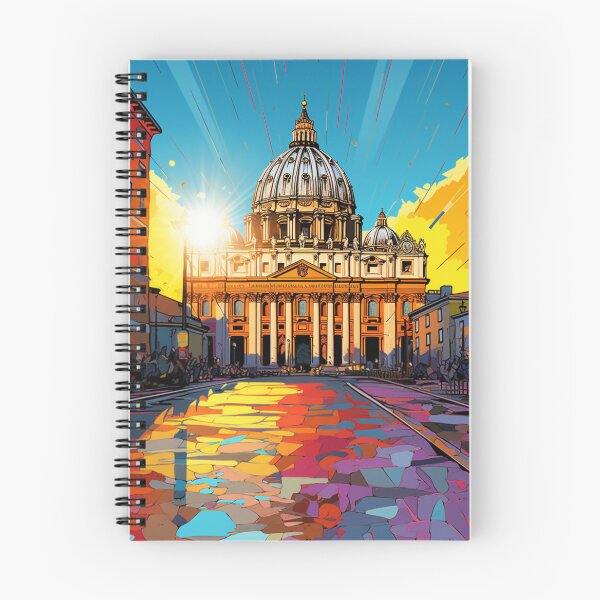Item preview, A Pop Art Travel Print of St. Peter's Basilica - Vatican designed and sold by StudioRedKoala.
