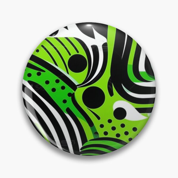 Item preview, Green Colour Based Abstract Organic Pattern designed and sold by aweartome.