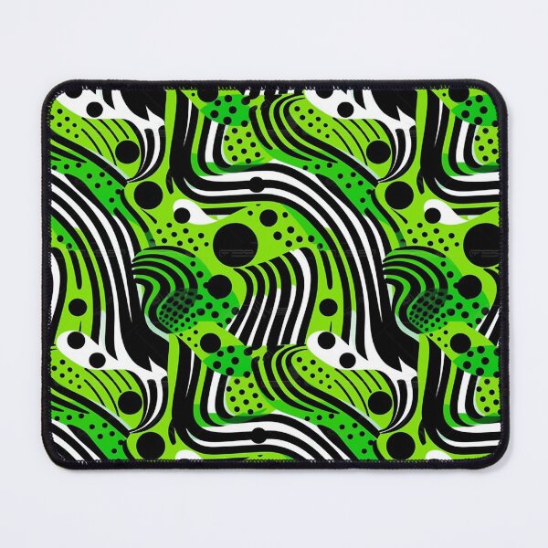 Item preview, Green Colour Based Abstract Organic Pattern designed and sold by aweartome.