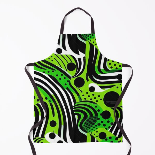 Item preview, Green Colour Based Abstract Organic Pattern designed and sold by aweartome.