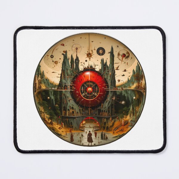 Item preview, Hieronymus Bosch Surreal Art Landscape designed and sold by AlanPhotoArt.