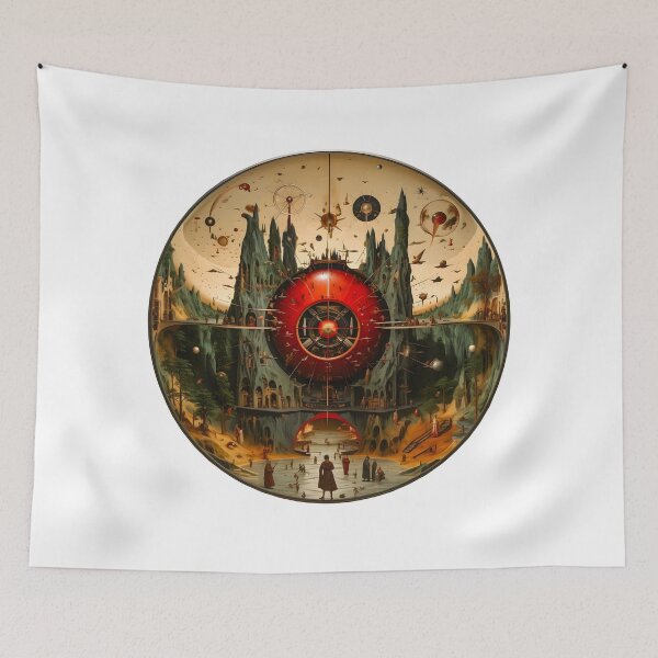 Item preview, Hieronymus Bosch Surreal Art Landscape designed and sold by AlanPhotoArt.