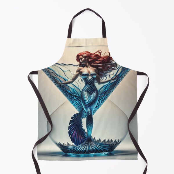 Item preview, Mermaid Art - Marine Mixology: Mermaid's Martini Splash designed and sold by AriaMarliART.