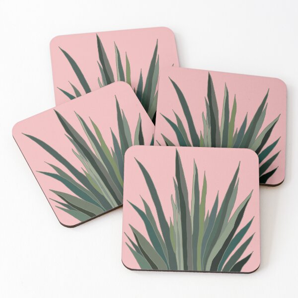 Item preview, Desert Agave on Pink  designed and sold by Mod Bloom.