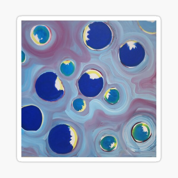 Magical circles Sticker