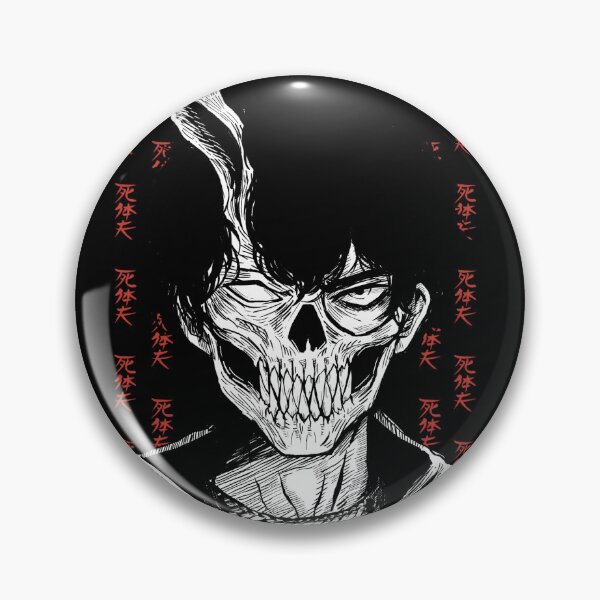 Item preview, Corpse Husband Black and White Kanji Text designed and sold by ZigerBlitz.