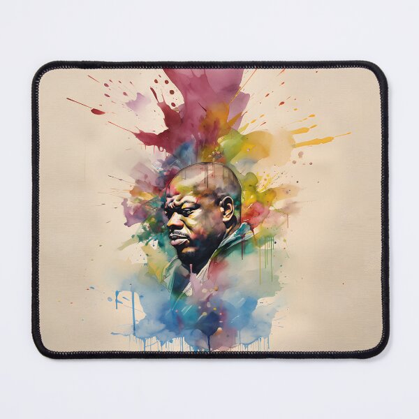 Item preview, Too $hort Watercolor Portrait - Artistic Ink Blot Design designed and sold by Retro-ArtDeco.