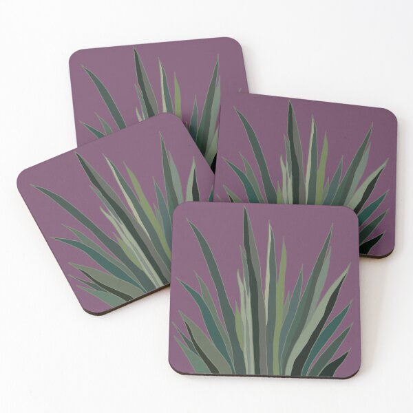 Item preview, Desert Agave on Plum designed and sold by Mod Bloom.