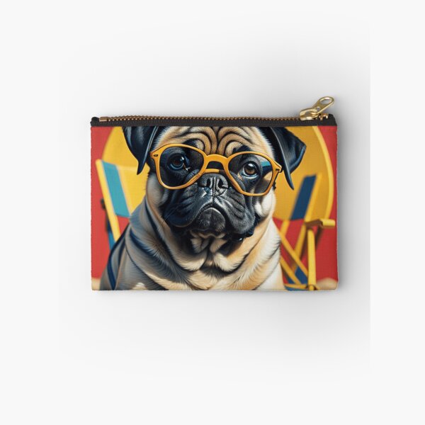 Item preview, Pug Life: Beachside Cool in Shades designed and sold by AriaMarliART.