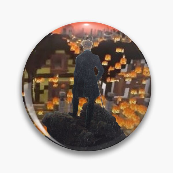 Item preview, Minecraft Village Wanderer above the sea fog Burning  designed and sold by CPUCooler.
