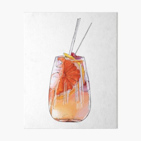 Item preview, Sangria wineglass sticker designed and sold by katherineshekk.