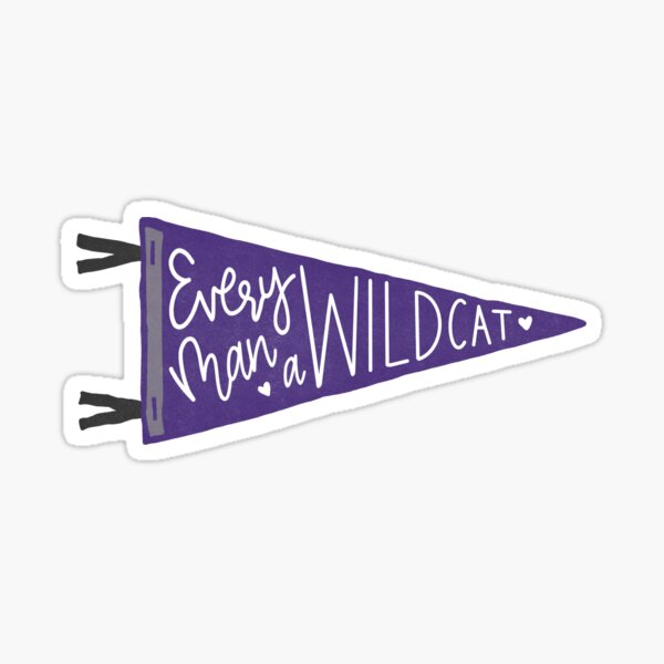 Item preview, Wildcat Pennant designed and sold by Shayna Rogers.