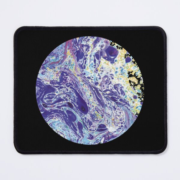 Item preview, Round Abstract Colorful Ebru Marbling Graphic designed and sold by colorfulglee.