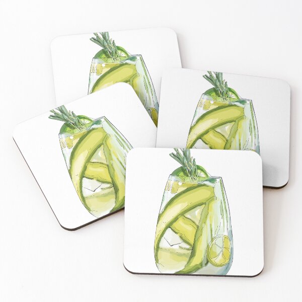 Item preview, Cucumber cocktail sticker designed and sold by katherineshekk.