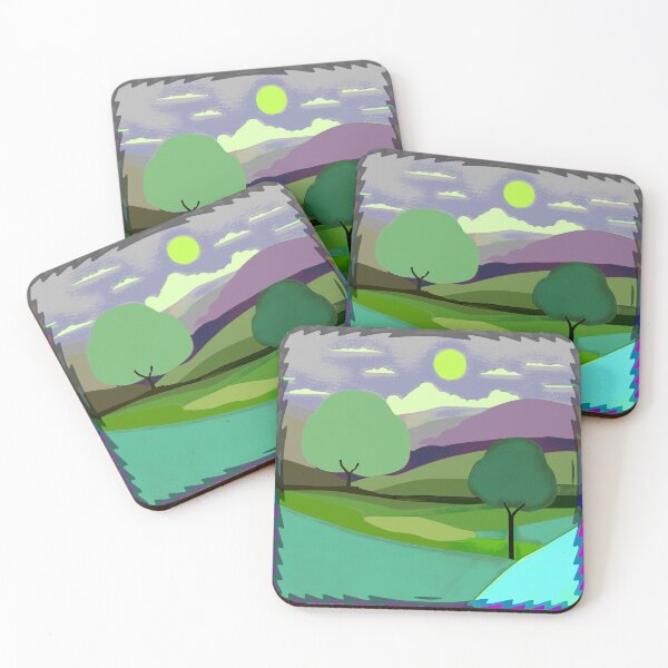 Item preview, abstract landscape aug 01 part 7 2023 tileartwork designed and sold by tileartwork.
