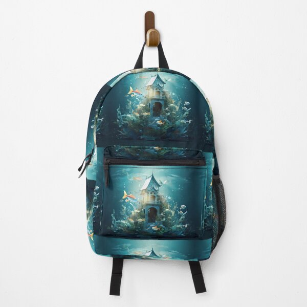 Item preview, Underwater Castle Magic: Aqua Allure Tee designed and sold by AdiRemba.