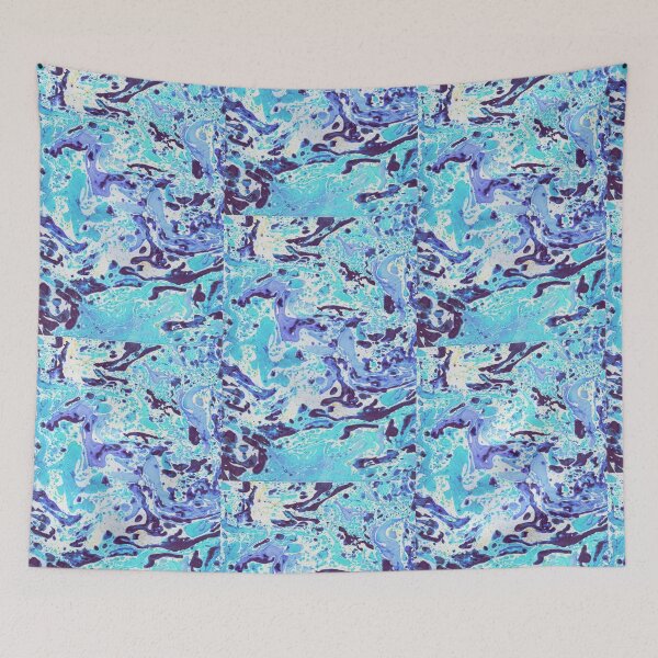 Item preview, Abstract Colorful Ebru Marbling Graphic designed and sold by colorfulglee.